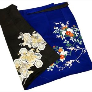 Wrap skirt Blue & Black