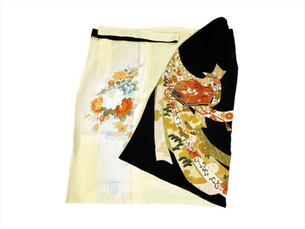 Wrap skirt Yellow& Black